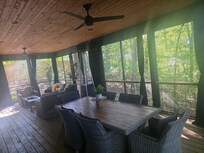 Large screened in porch