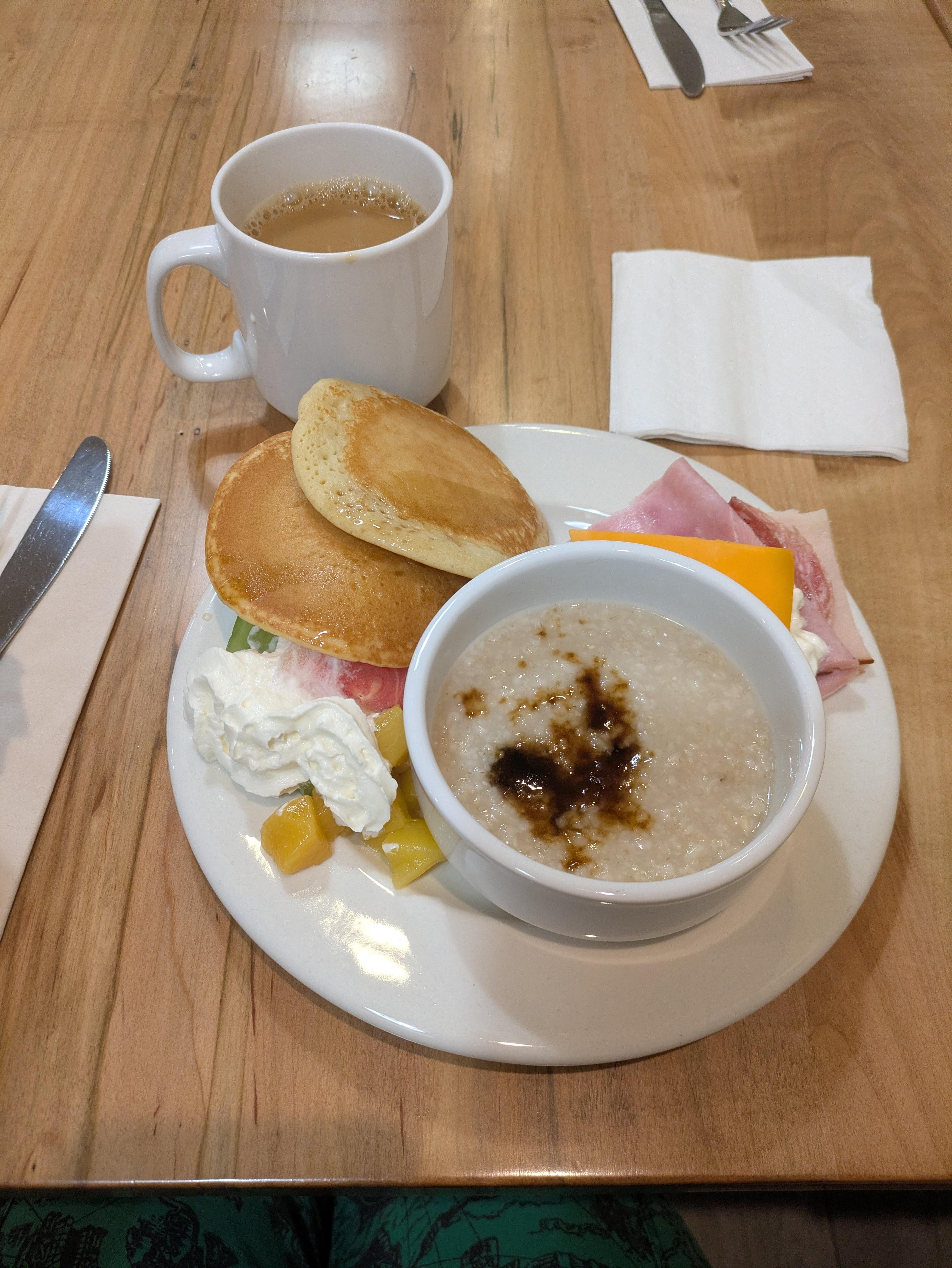 Hotel coffee hits different.