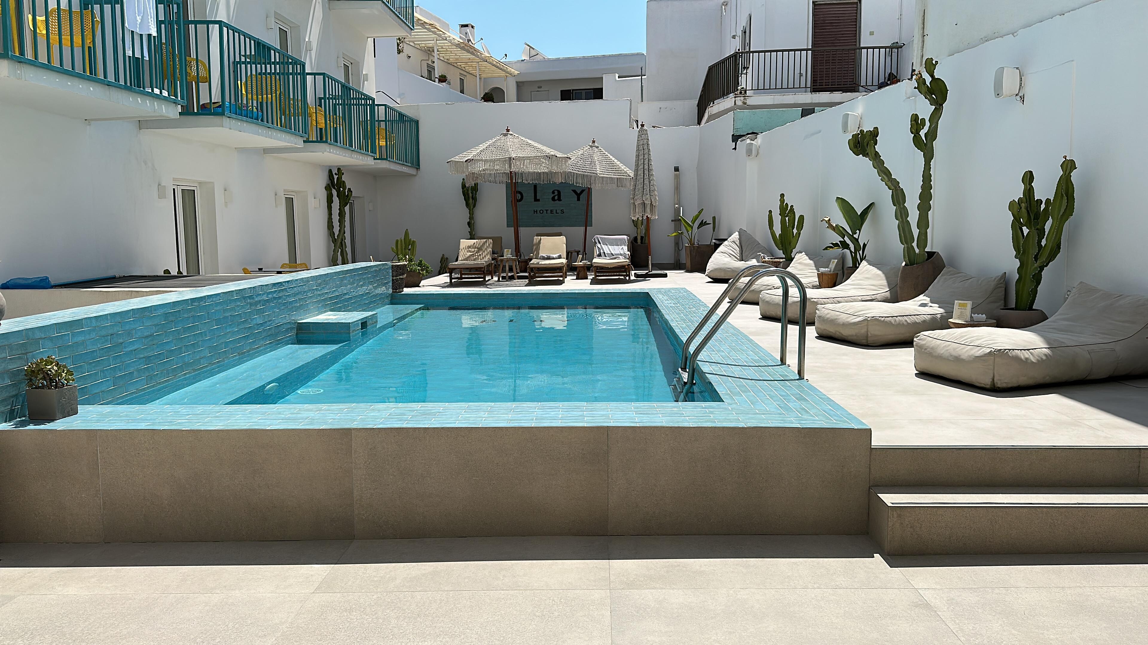 Pool area was beautiful