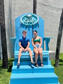 The pool area offers more than enough space for guests, along with some fun activities for kids - we never hung by the pool since the beach was perfect the whole time we were there.
