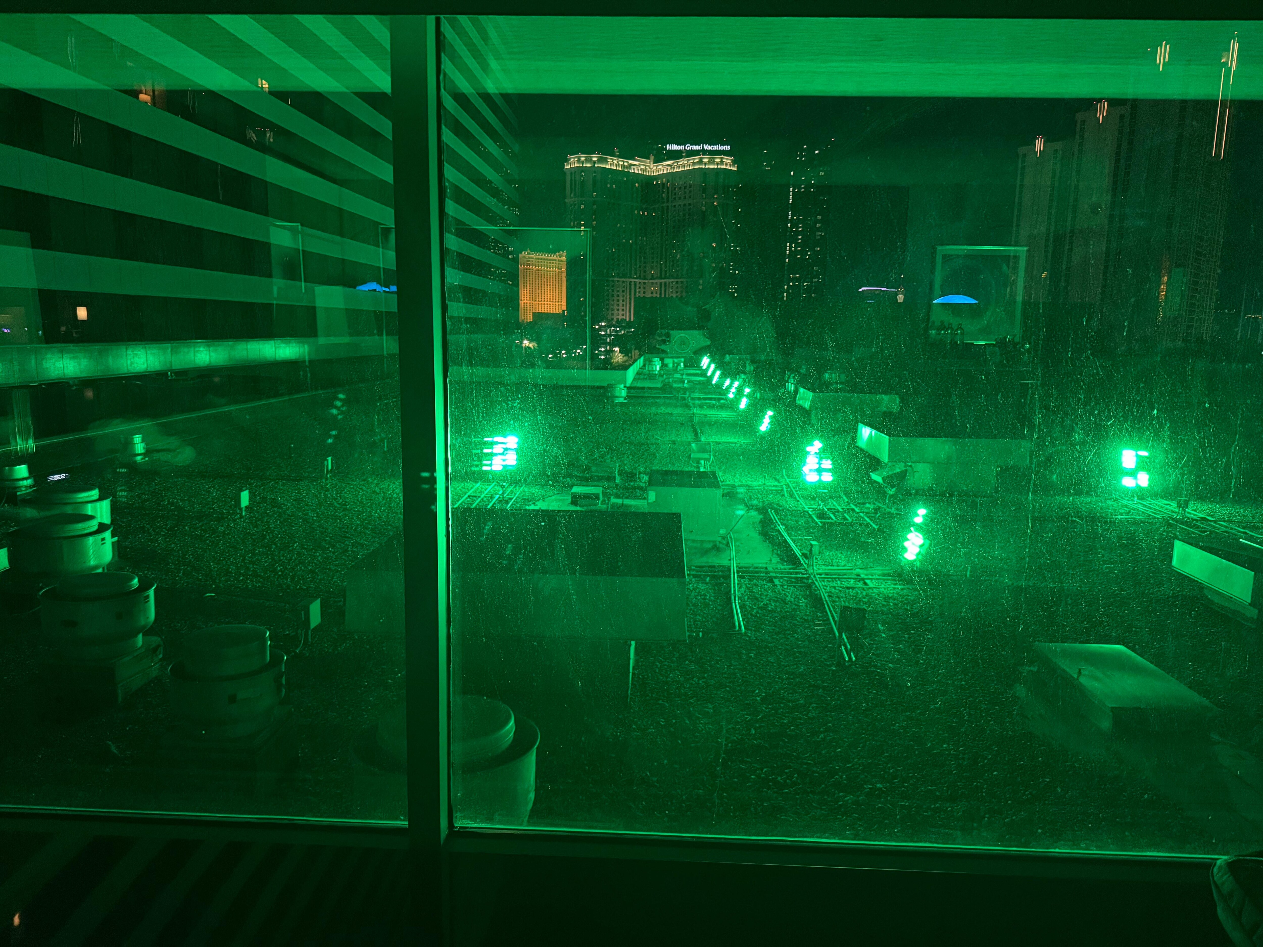 View from the room. "Upgrade"! TERRIBLE