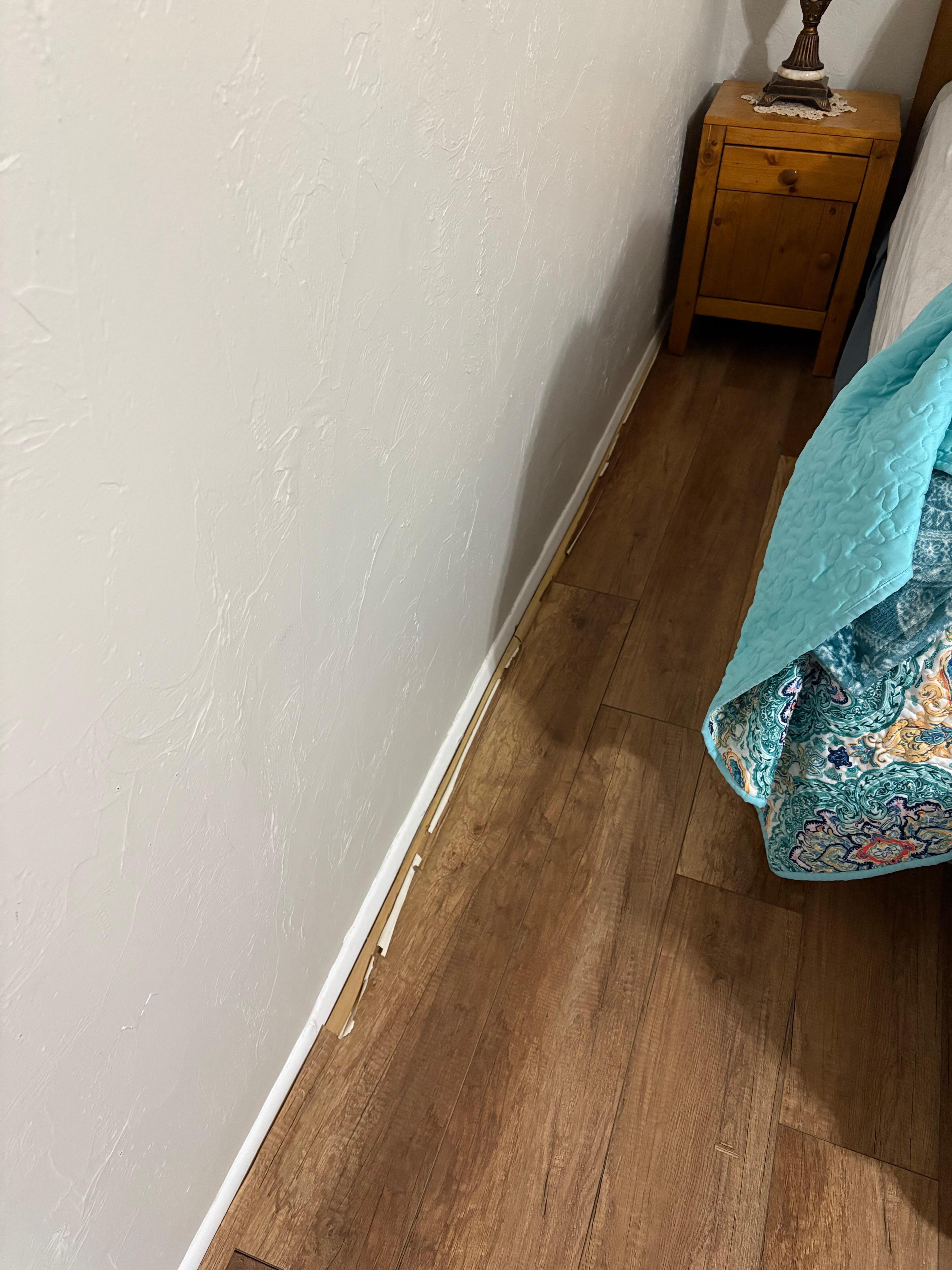 Baseboard stripped 