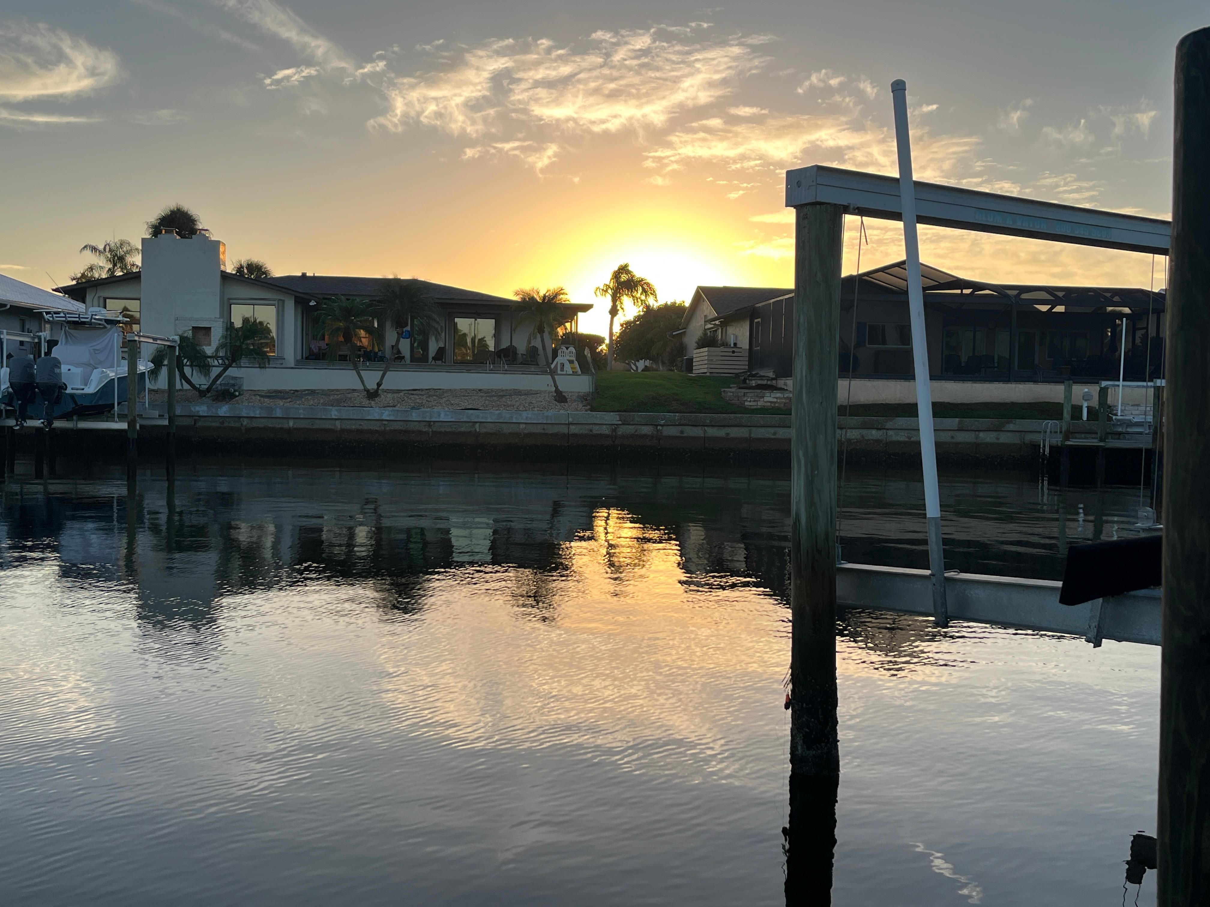 Beautiful sunrises from the backyard!