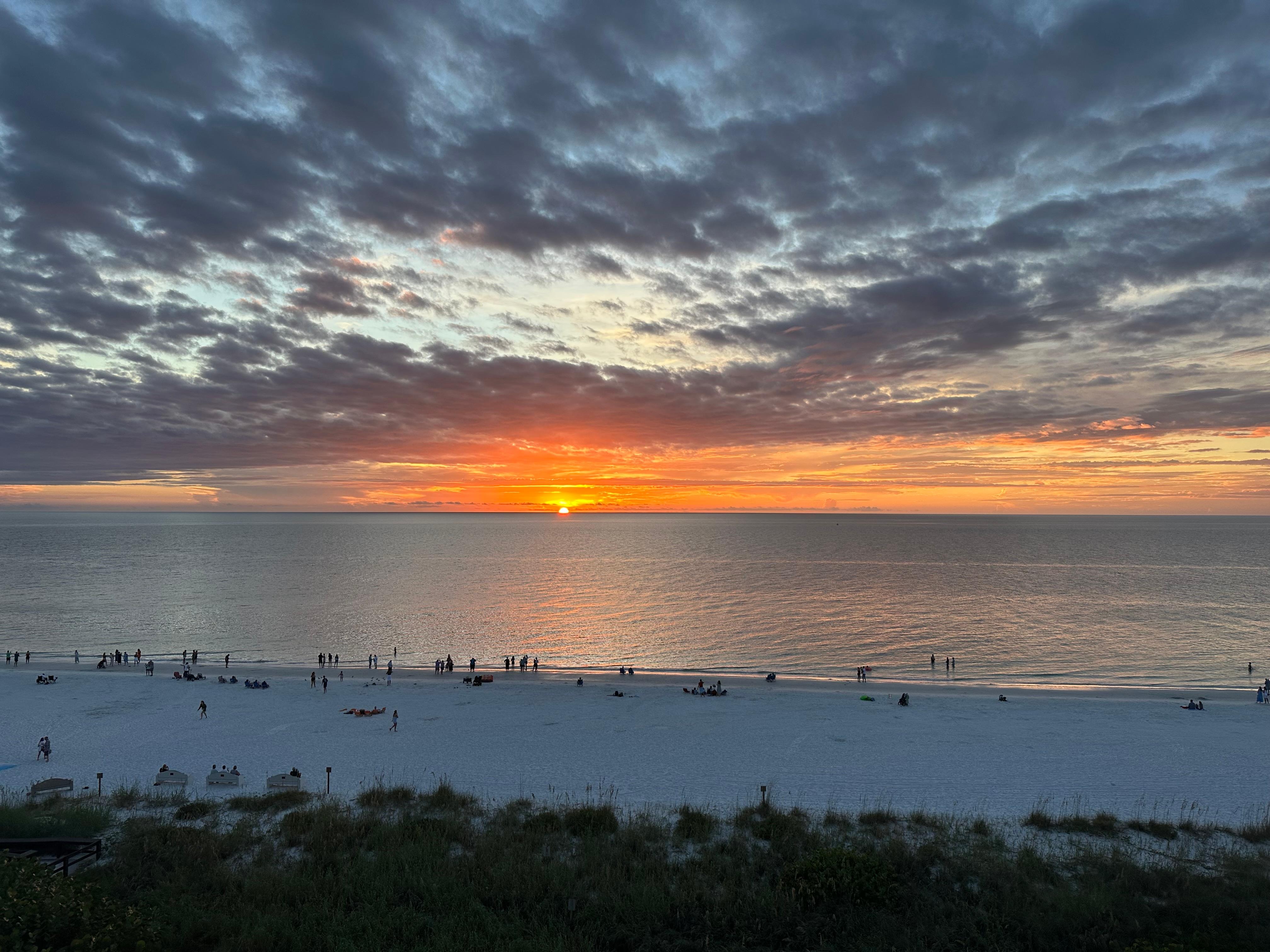 Sunset from our balcony 