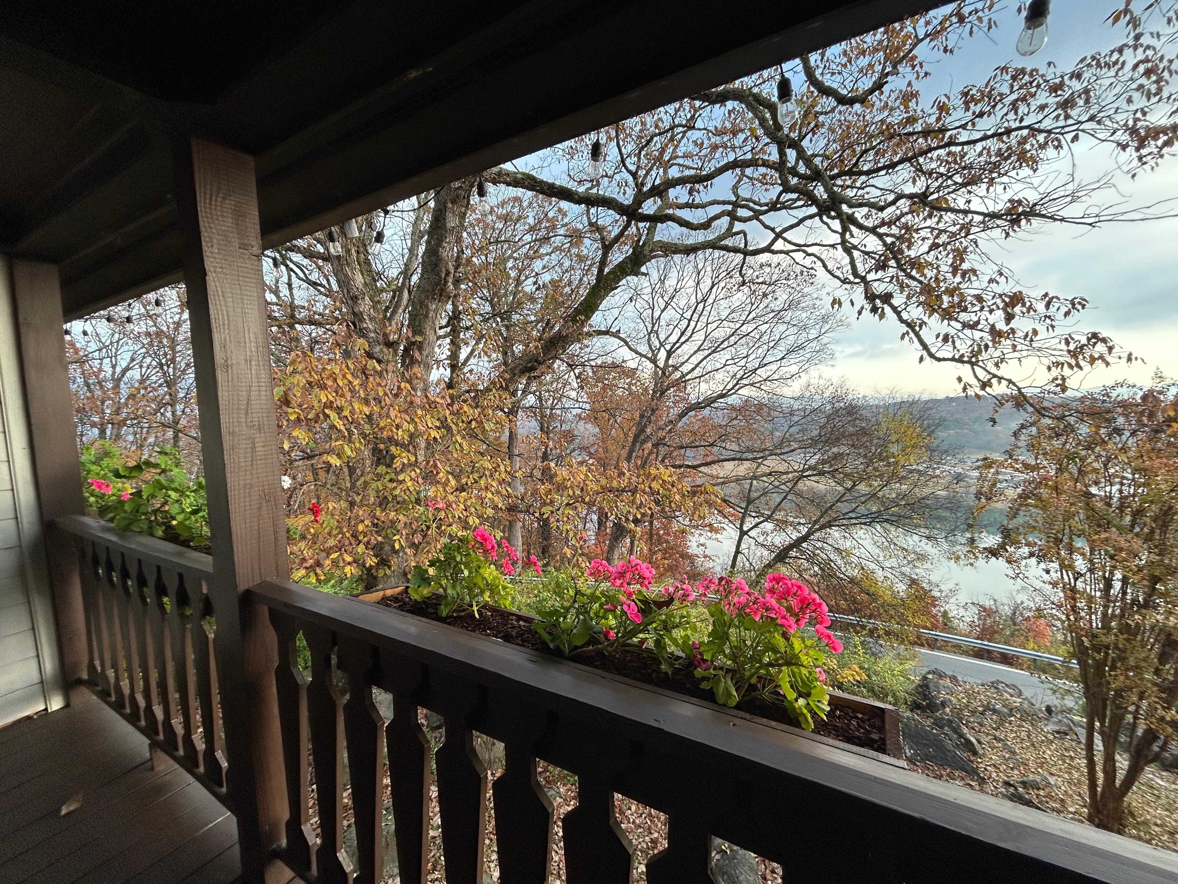 View from our balcony