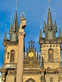 The Church of Mother of God before Týn, often translated as Church of Our Lady before Týn, is a gothic church and a dominant feature of the Old Town of Prague.