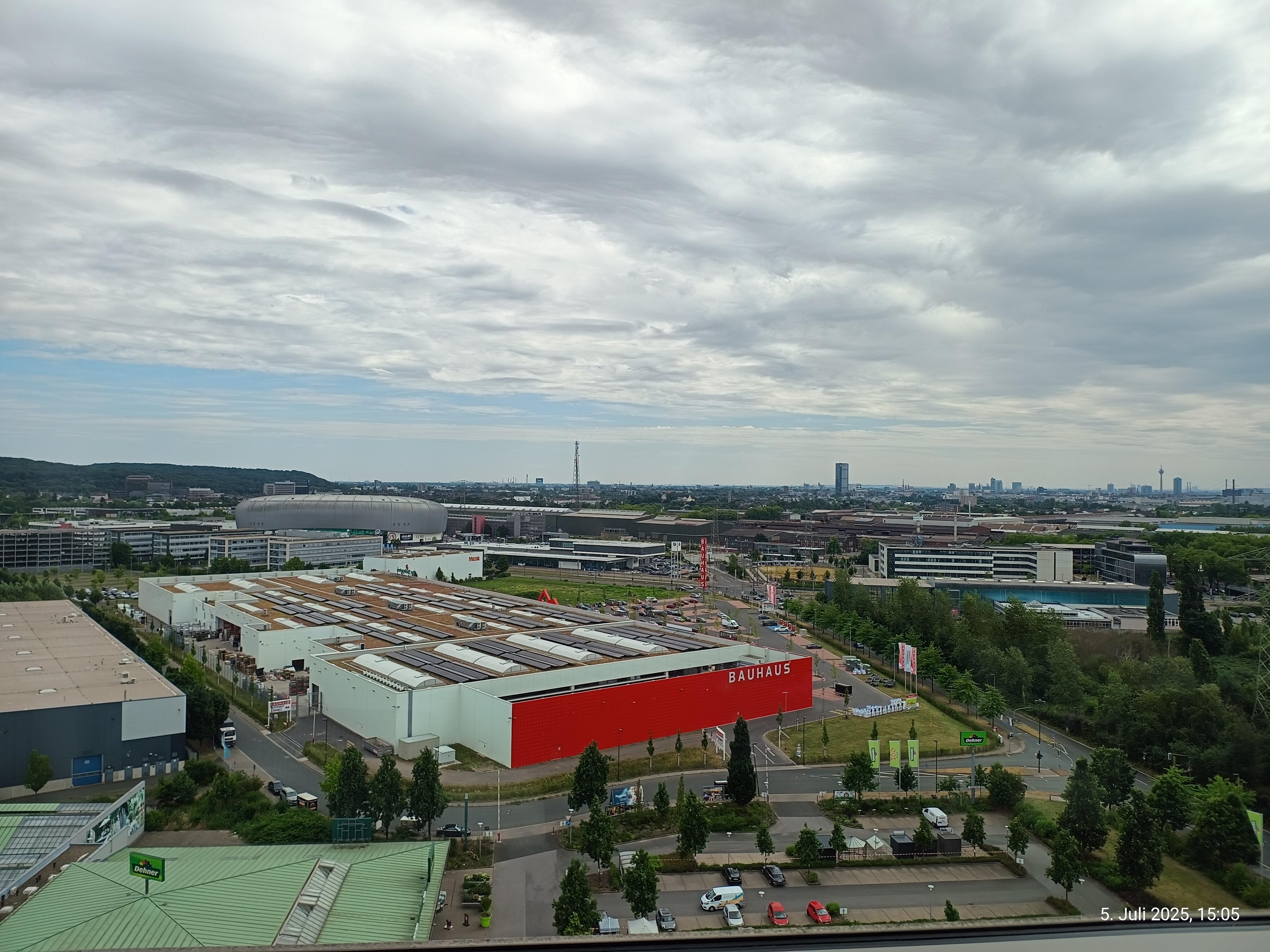 Aussicht aus der 15. Etage