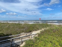 Good beach access but not for anyone with limited mobility as you need to walk down the dune to the beach.
