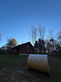 Didn’t have time to try the sauna but looked awesome!