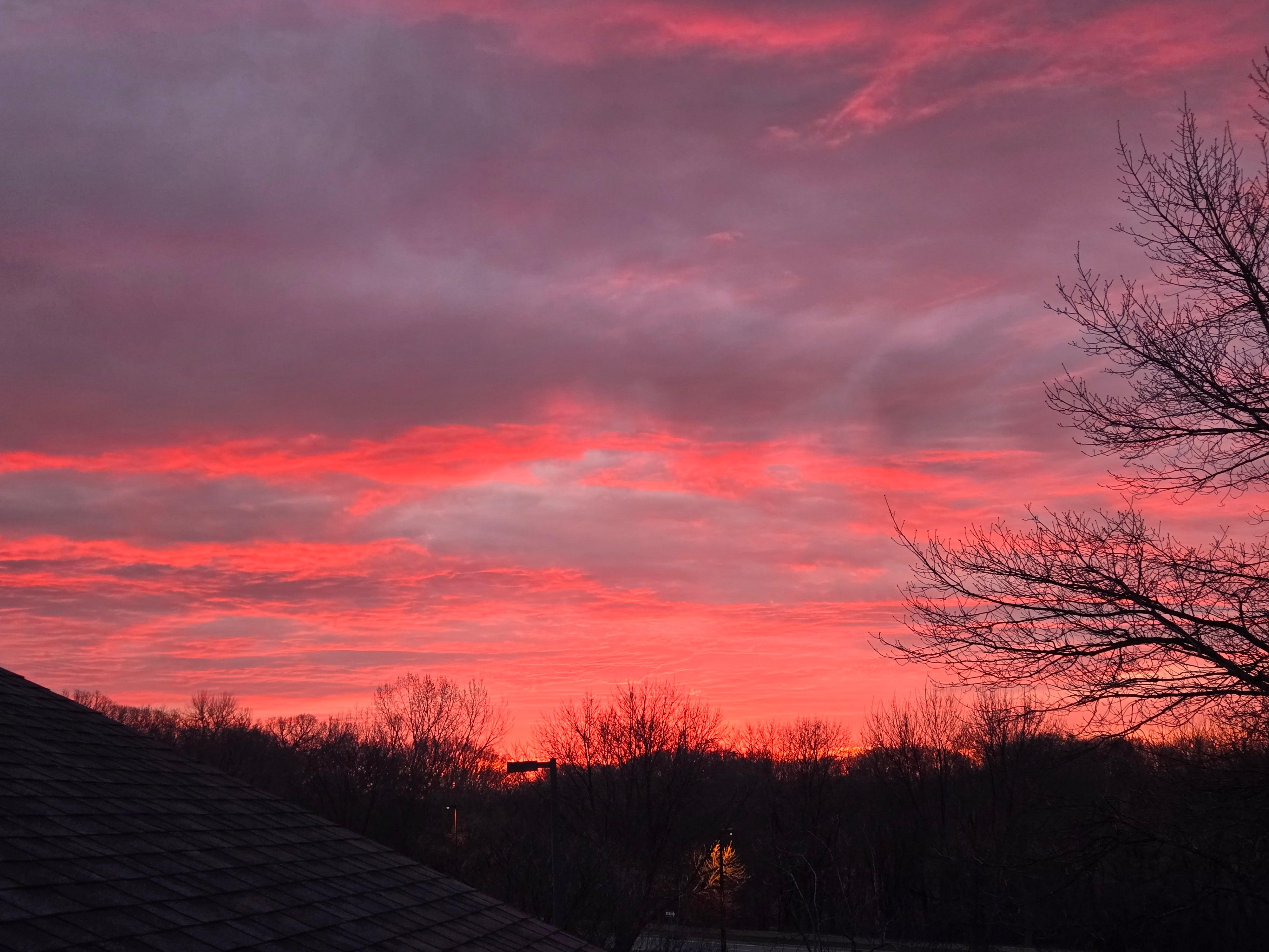 Sunrise from the deck