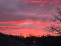 Sunrise from the deck
