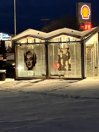 Bus stop - north of hotel