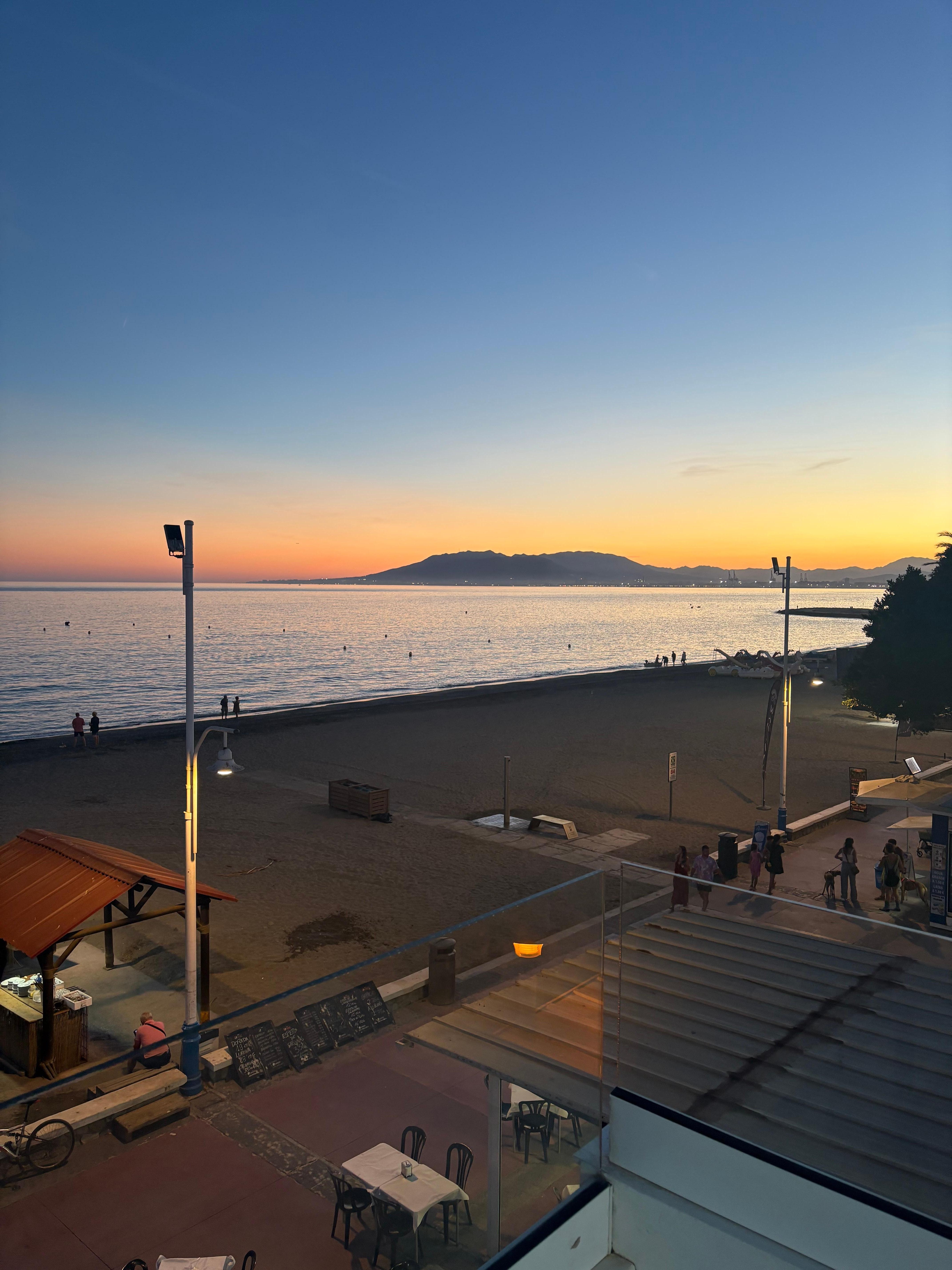 Sunset from the rooftop