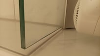 Glasklare war sehr staubig und schmierig