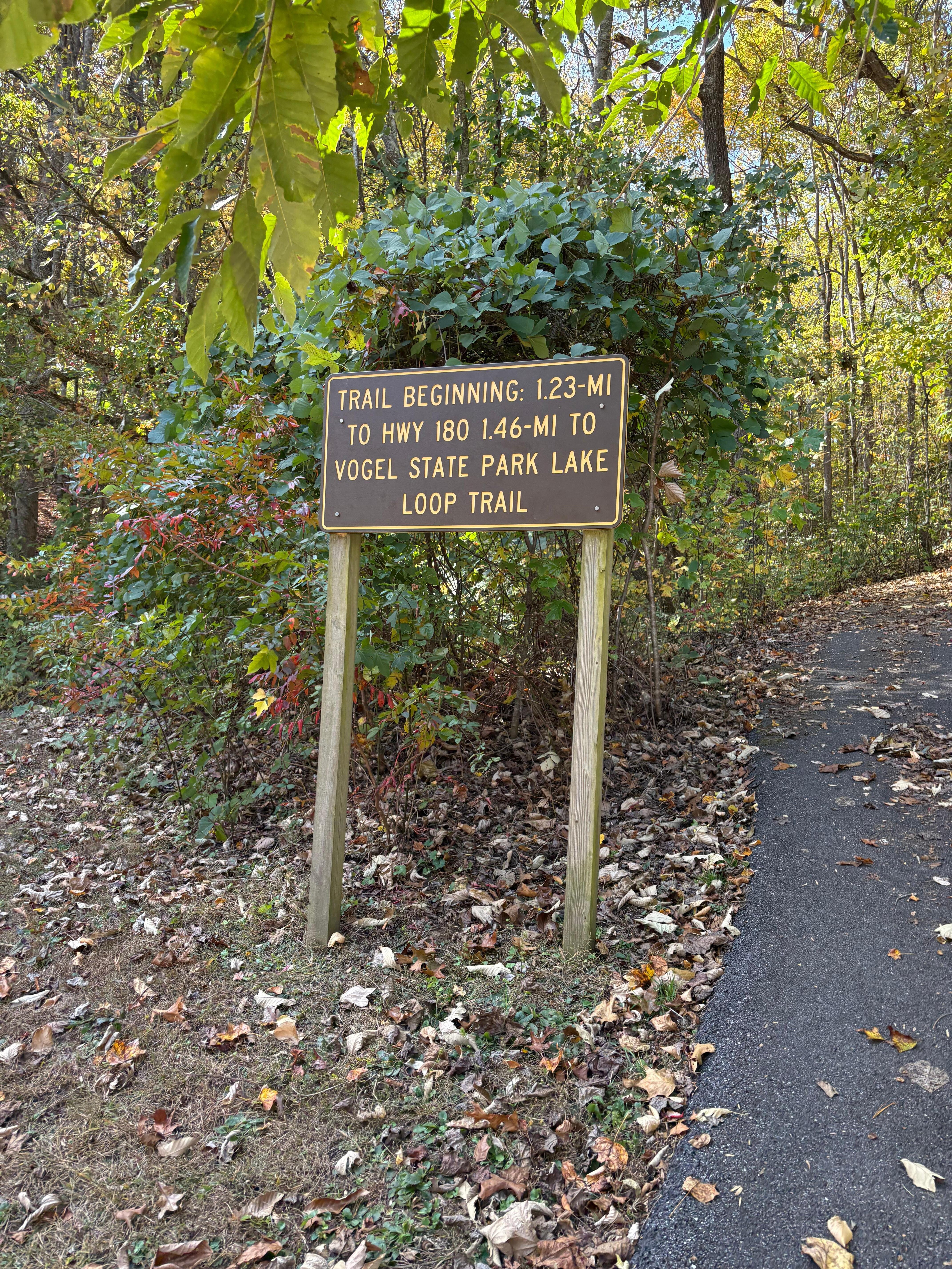 Just steps from the trail