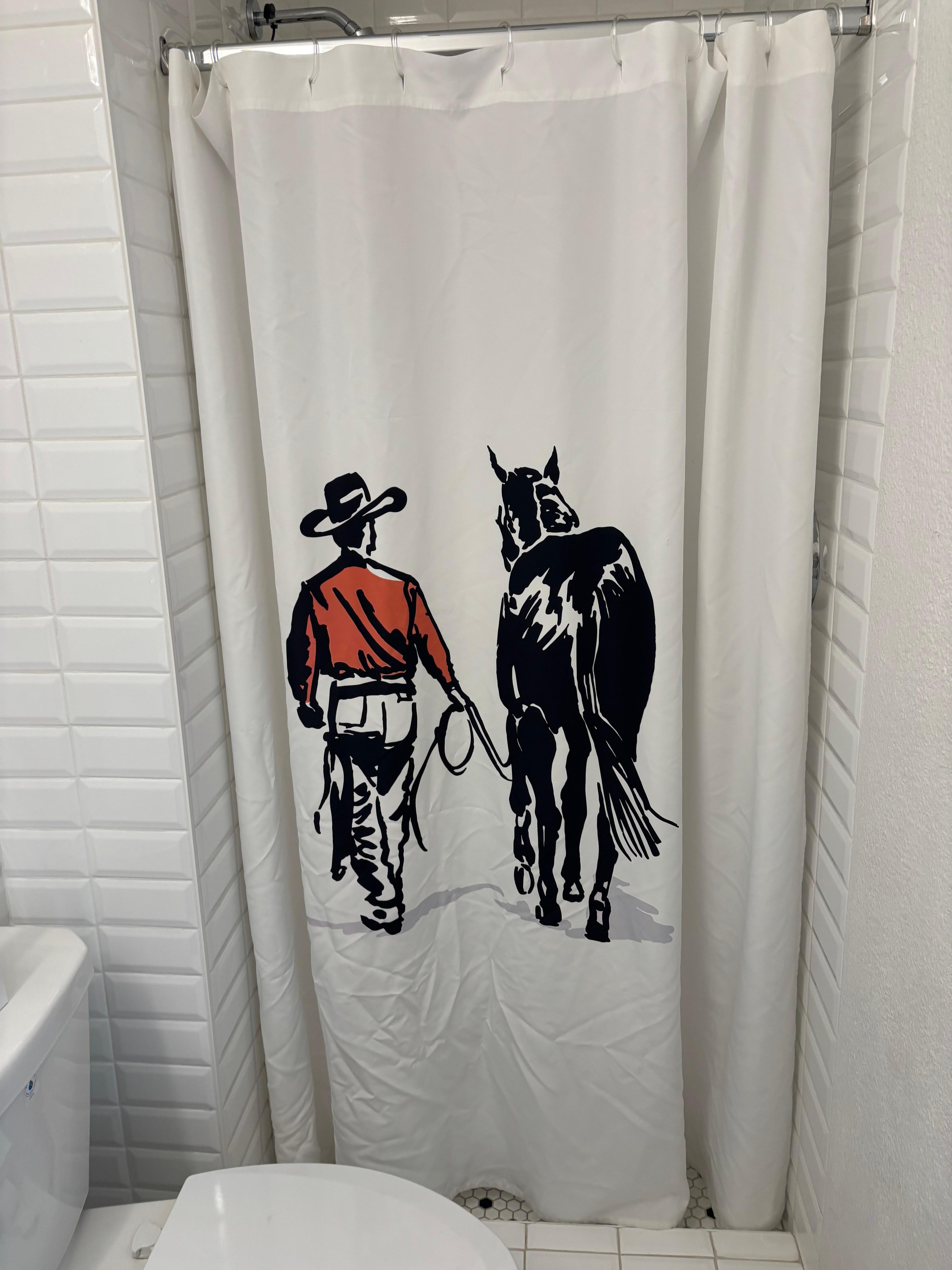 Cute shower curtain