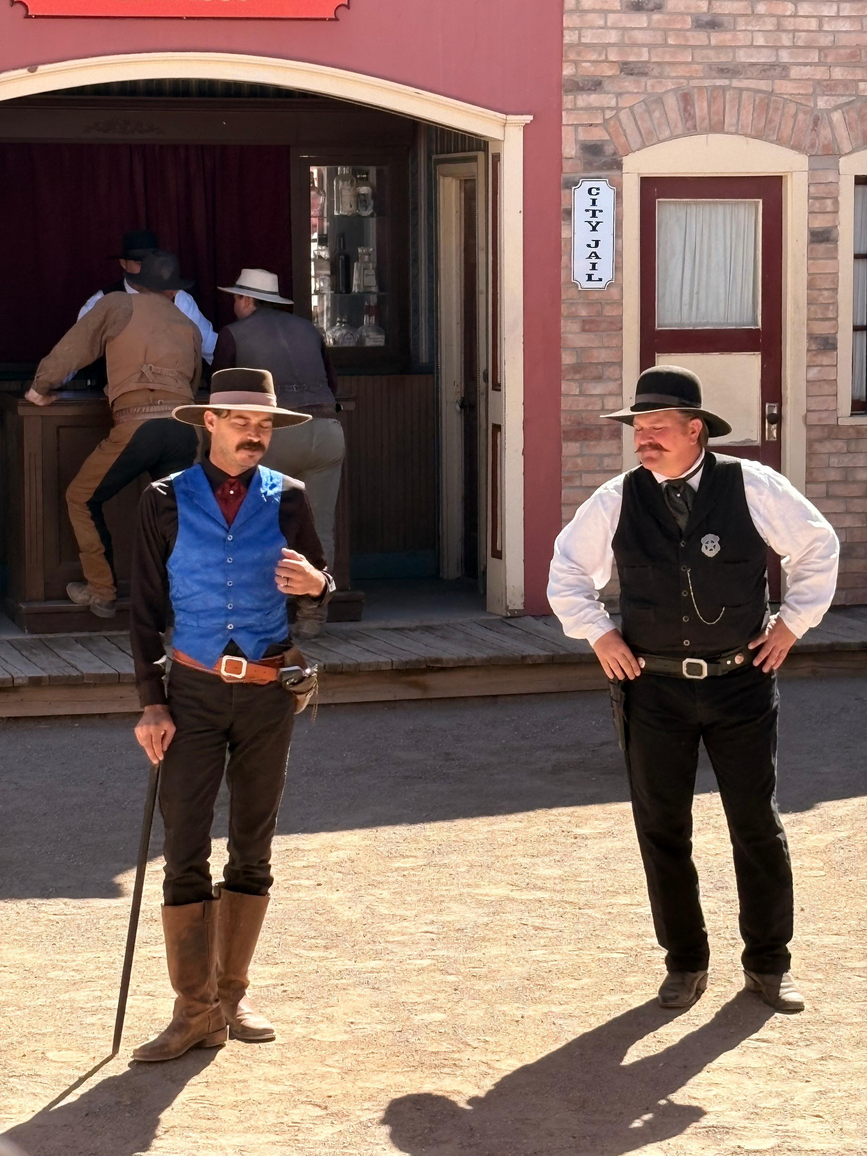 Gun fight reenactment at the OK Corral was a fun show to watch.