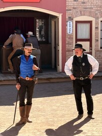 Gun fight reenactment at the OK Corral was a fun show to watch.