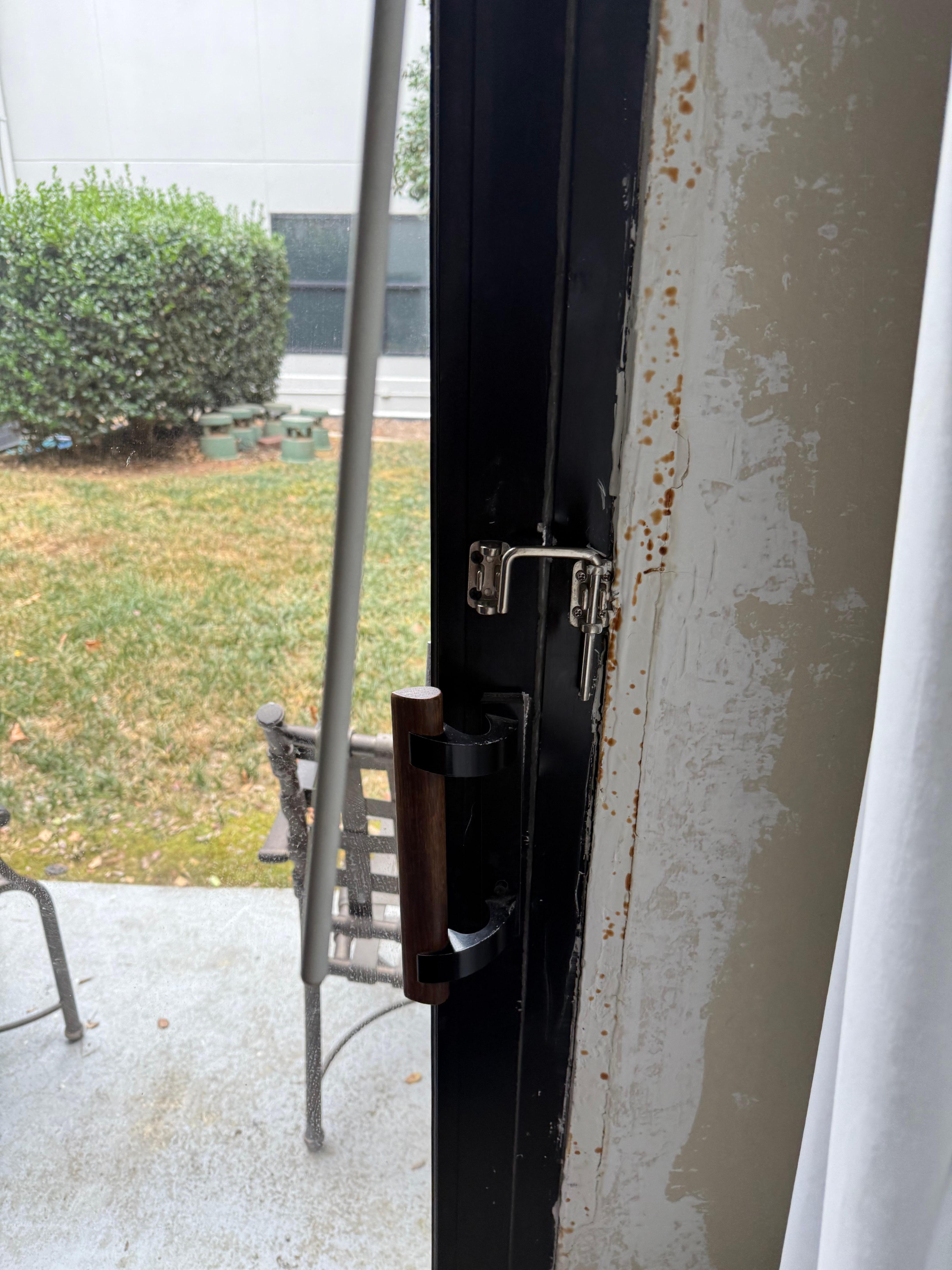 Discovered in the morning that we were sleeping in an unlocked room. 