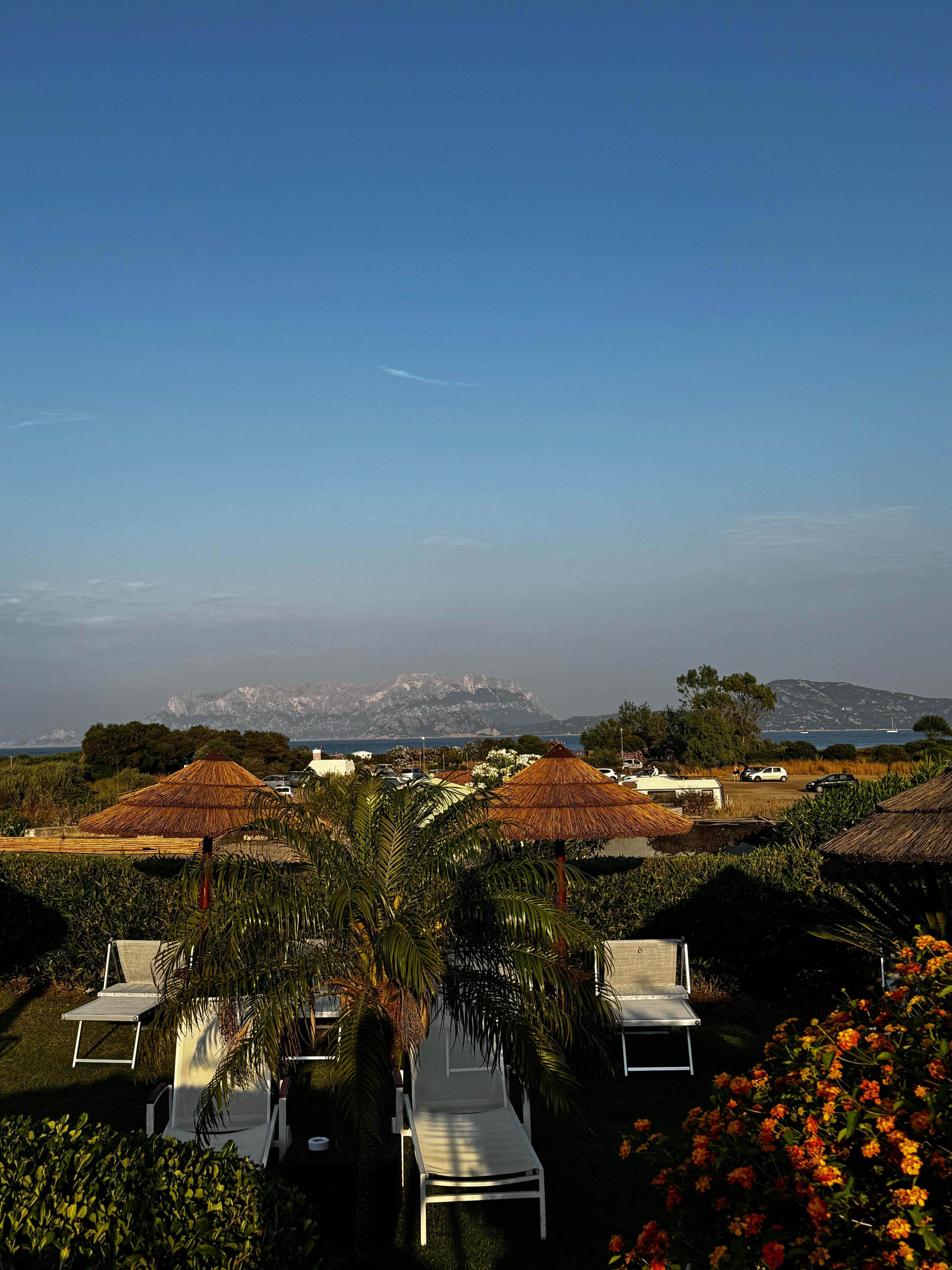 View from hotel of Tavolara Island