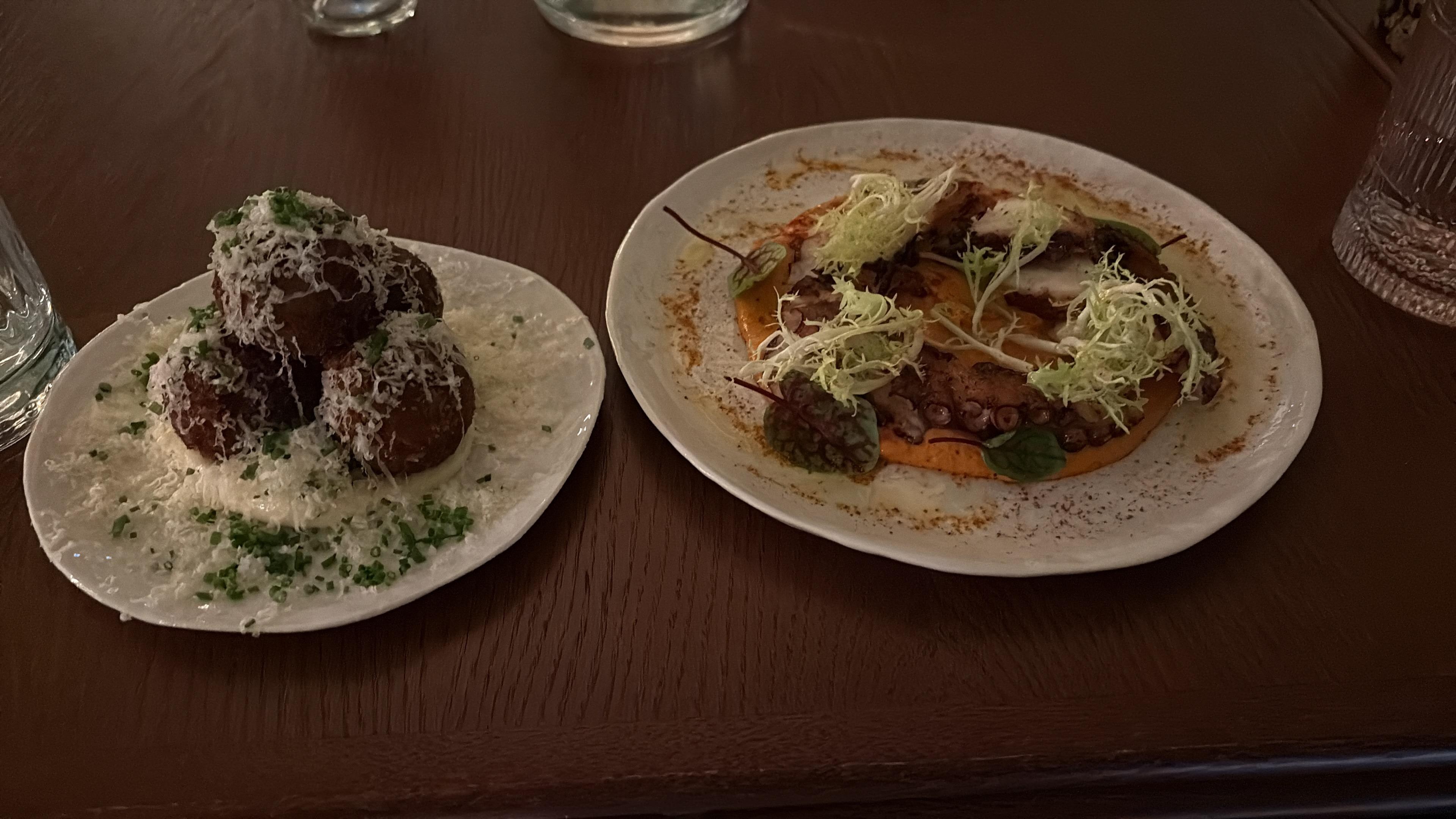 Dinner at the restaurant was exceptional 