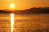 Shore close by to watch the sunset