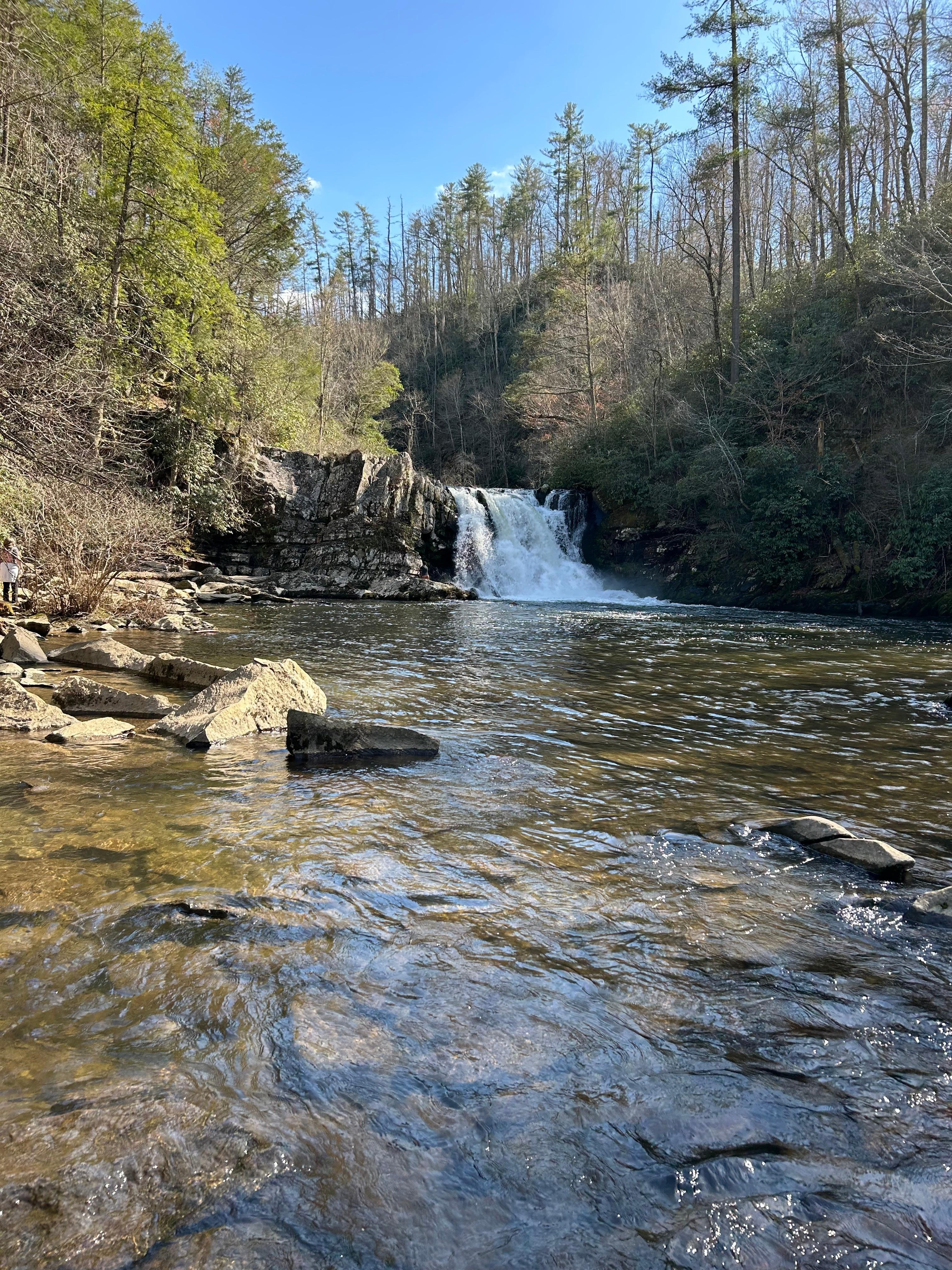One of pull offs on gatlinburg bypass