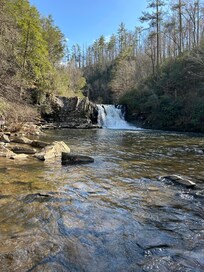 One of pull offs on gatlinburg bypass