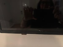 TV had a crack and was not working.