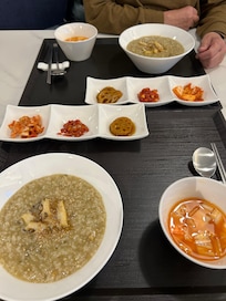 ホテルの朝食 アワビ粥