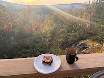Breakfast on the deck
