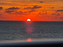 Sunrise from the balcony