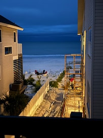 Night view from the deck