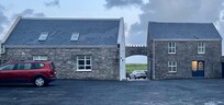 Two of the rental dwellings.
