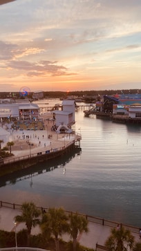 View in the sunset