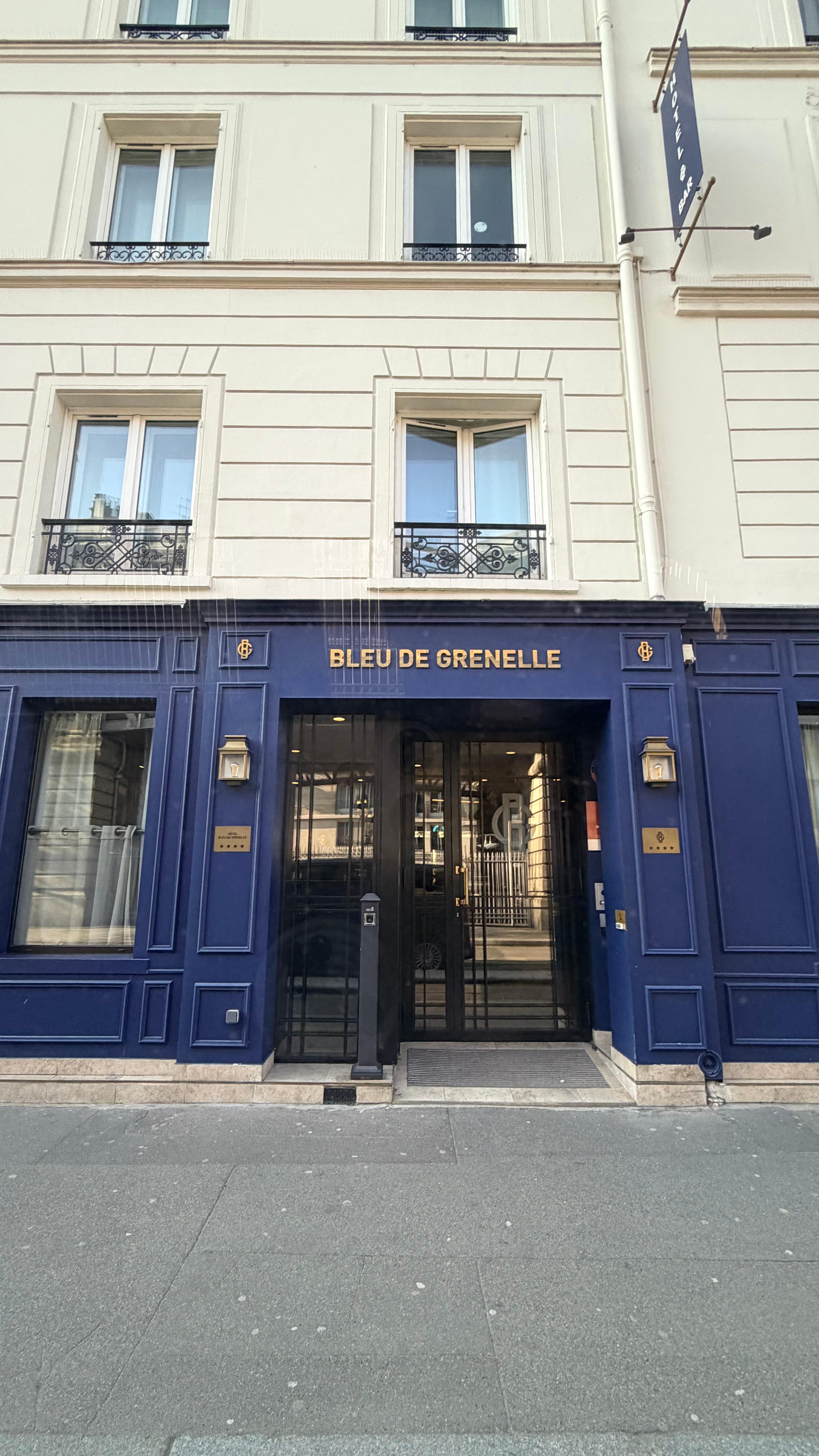 Exterior of the hotel 