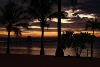 Sunset from the patio.