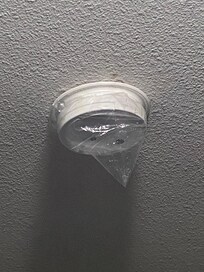 This was our smoke detector in our room.