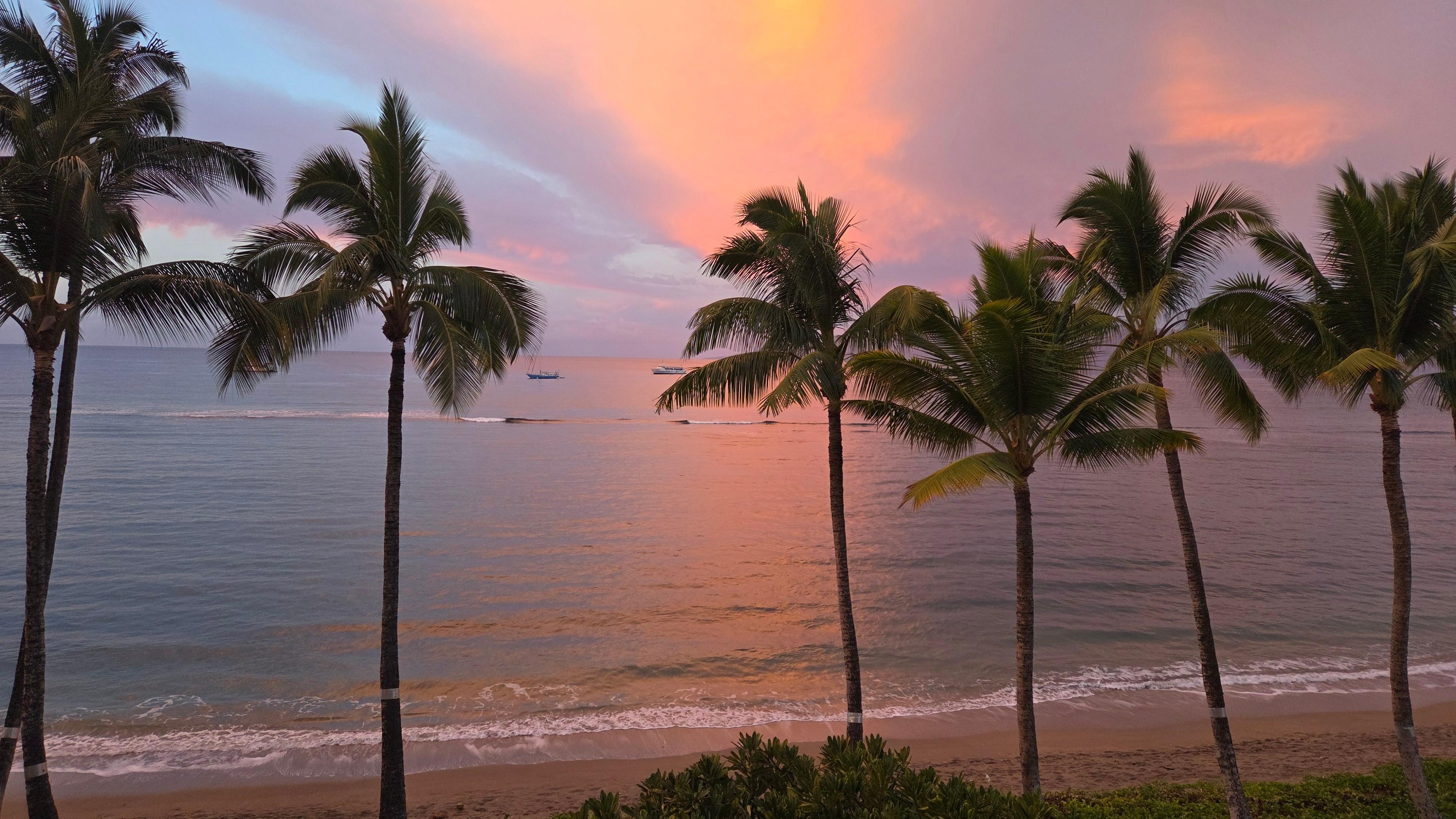 Sunrise from the balcony!