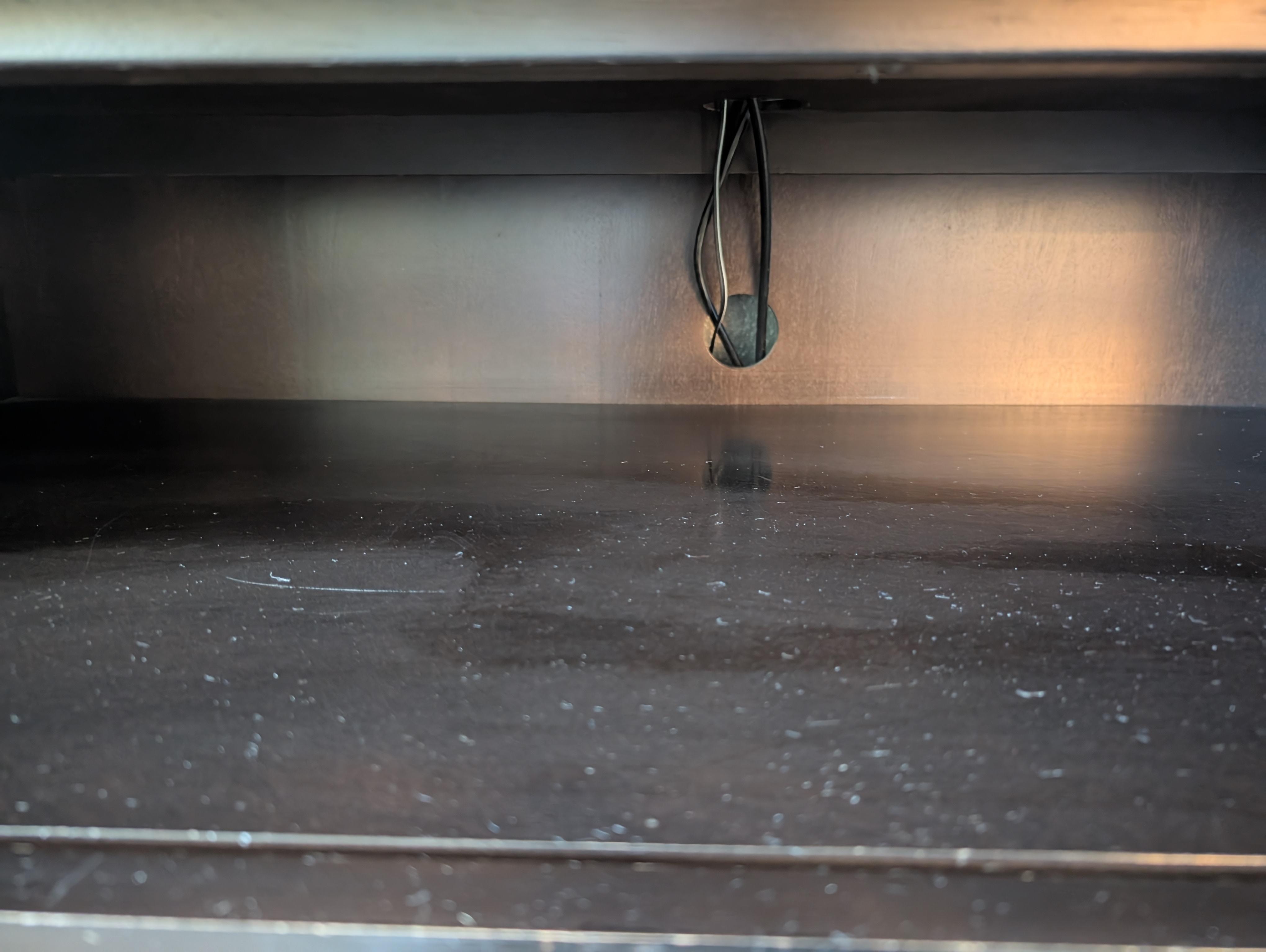 Dirty, dusty surfaces.