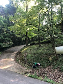Steep driveway