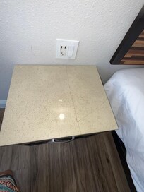 Side table is all cracked up