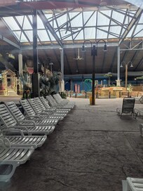 Pictures of the waterpark that is apparently NOT open on the two days that we stayed.