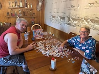 Great table for puzzles