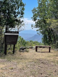 Hiking to view the Mongeon Rim.