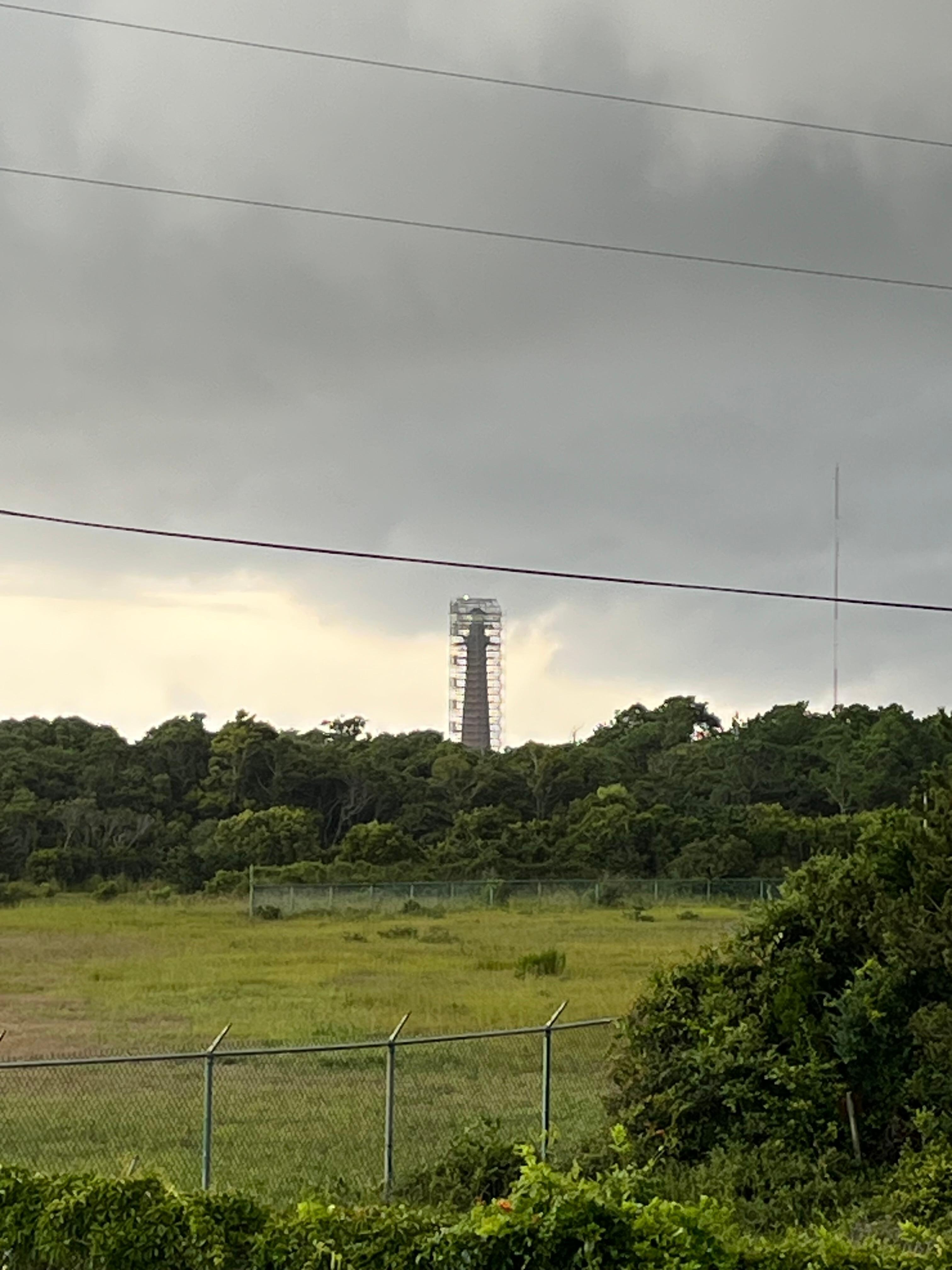View from the covered deck 