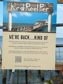 Rod and Reel Pier destroyed by Hurricane Milton but being rebuilt