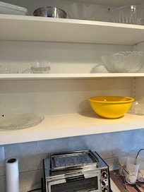 Poorly stocked kitchen