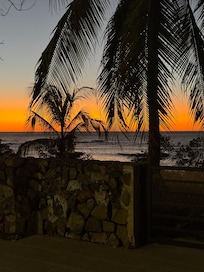 View from the house looking out to the ocean.