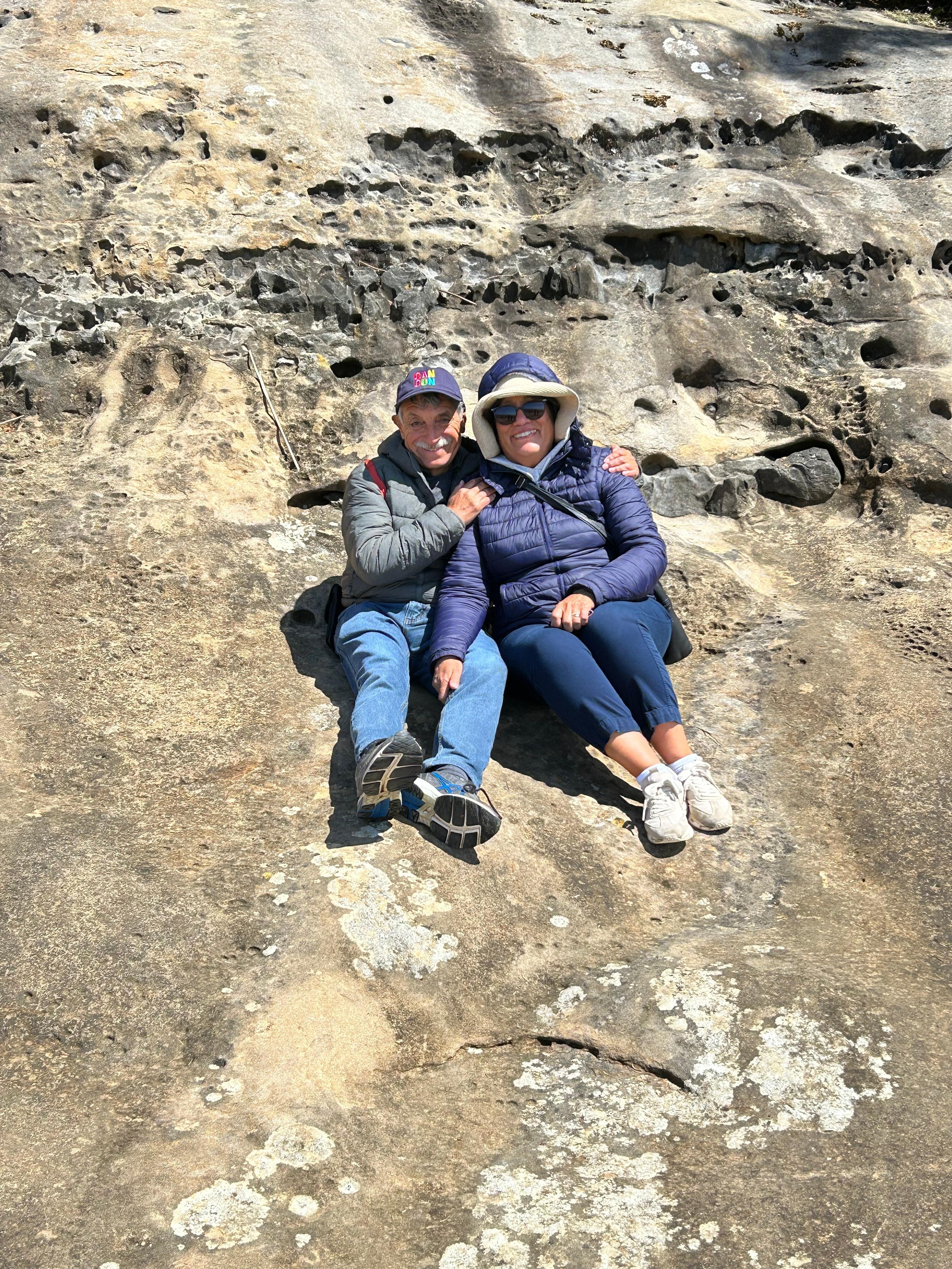 Carlos and Wilma at Botanical Beach